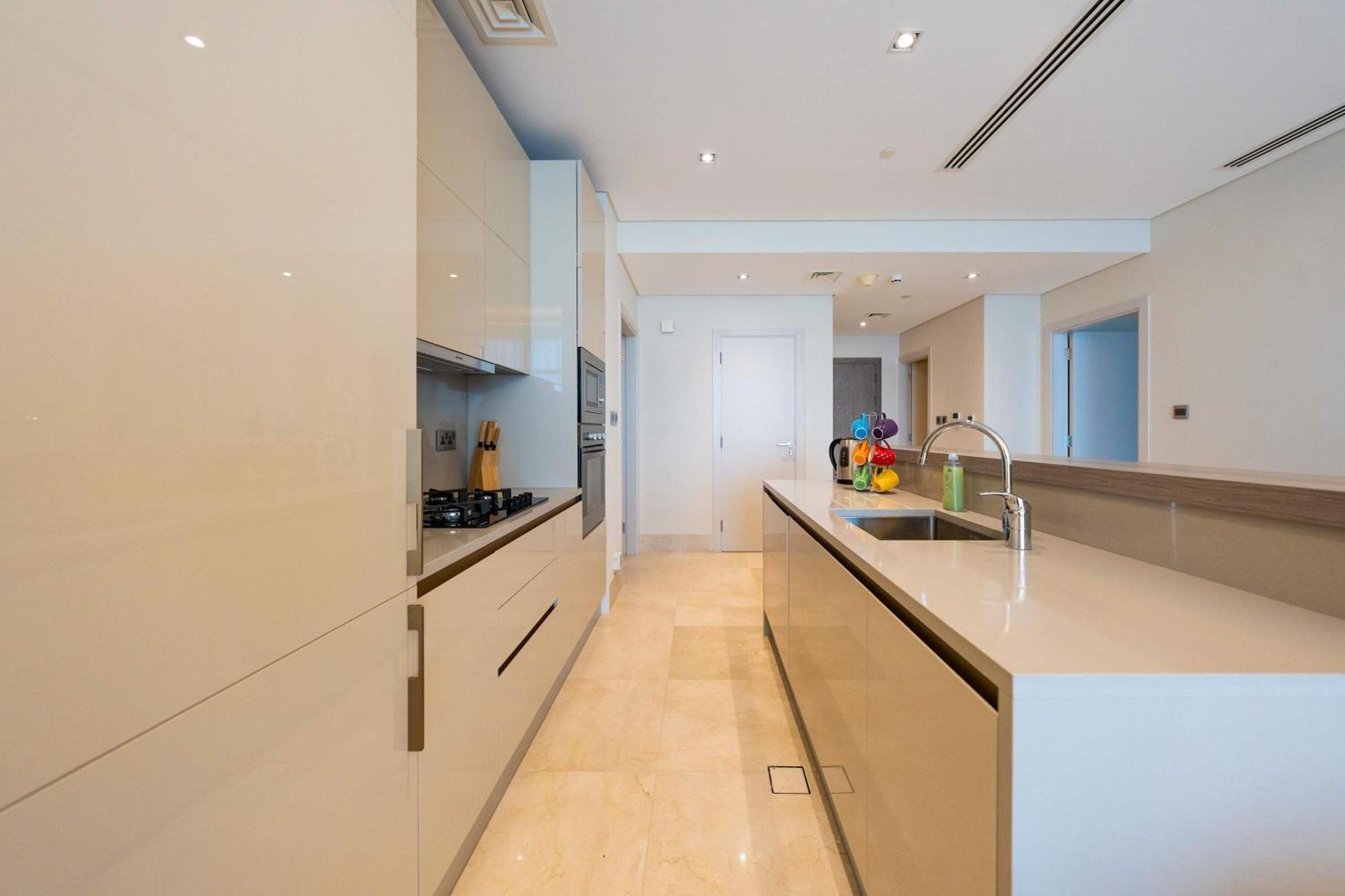 Spacious Beachfront 2 Bedroom Apartment - The 8 Dubai Exterior foto